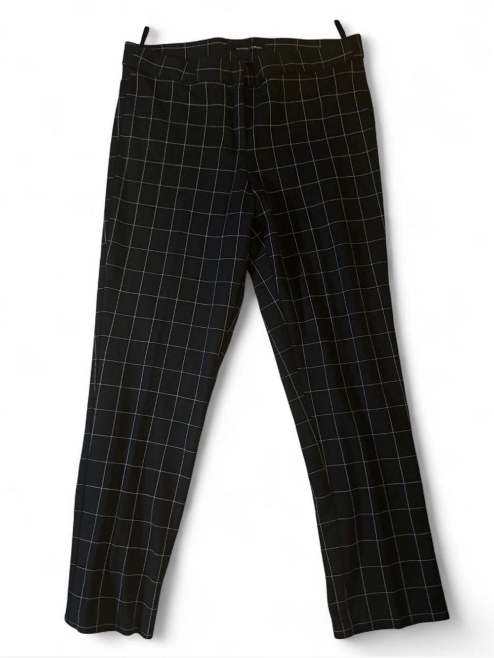 Amanda & Chelsea Black Windowpane Dress Pants